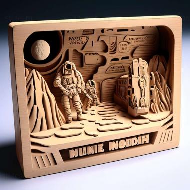 3D model Duke Nukum Episode Two Mission Moonbase game (STL)